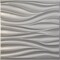 Ekena Millwork 19 5/8in. W x 19 5/8in. H Ripple EnduraWall Decorative 3D Wall Panel Covers 2.67 Sq. Ft. WP20X20RPCST - alternate 1